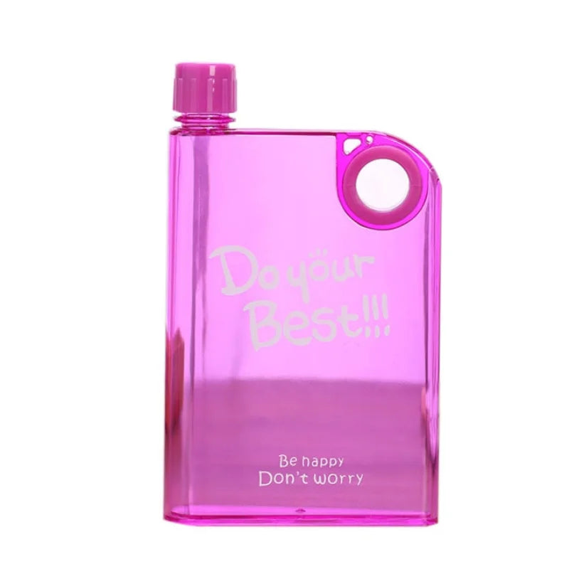 Notebook Style Water Bottle 380ml
