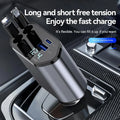 4-in-1 Retractable Car Charger