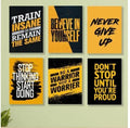 Set Of 6 Motivational Quotes Wooden Frames
