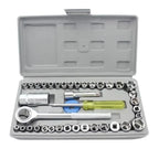 40pcs Aiwa Socket Wrench Tool Kit