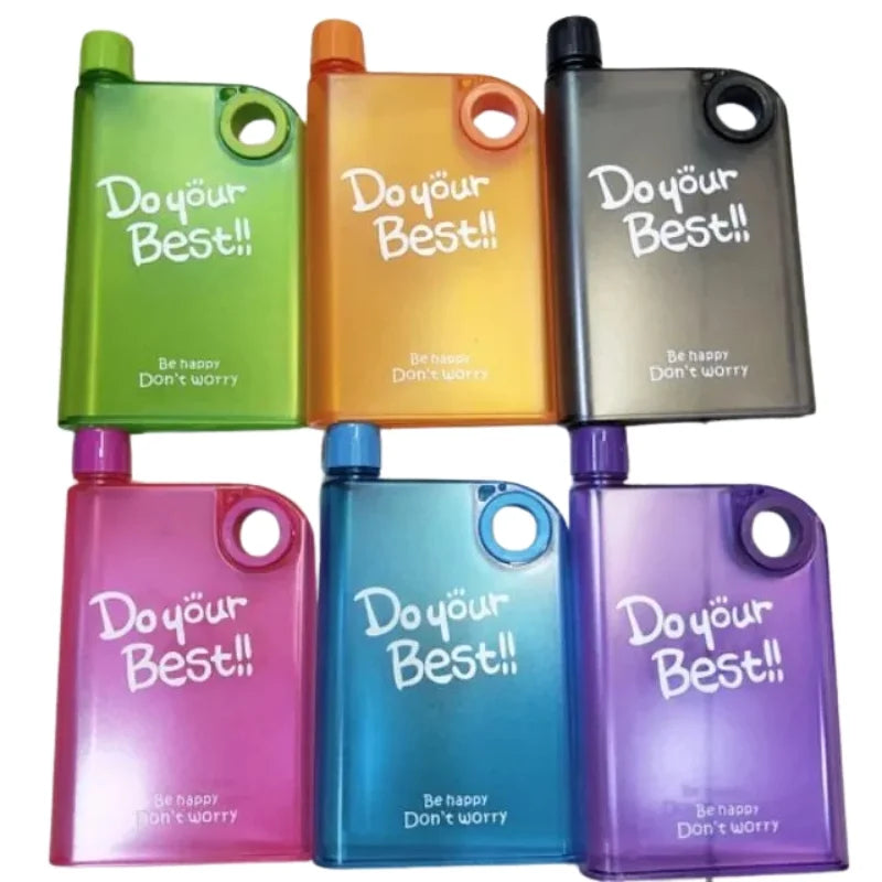 Notebook Style Water Bottle 380ml