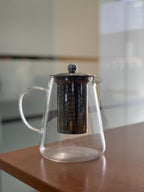 Infuser Glass Tea Jug with Stainless Steel Filter