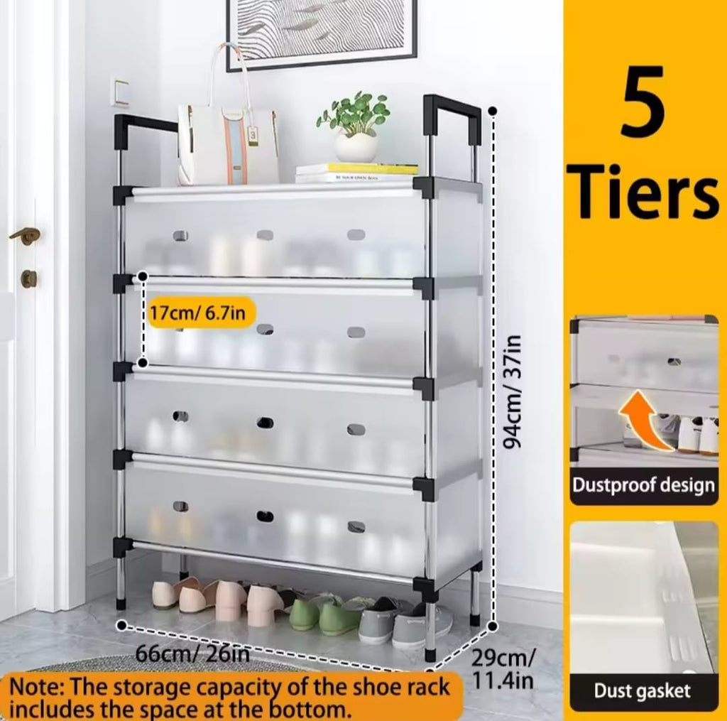 Multi Layer Dustproof Shoe Rack Organizer
