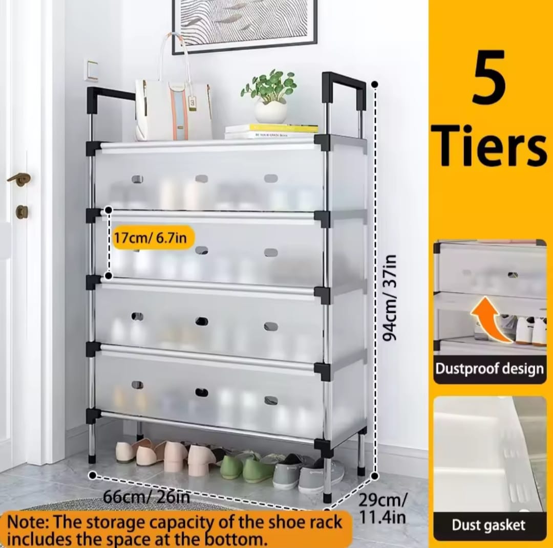 Multi Layer Dustproof Shoe Rack Organizer