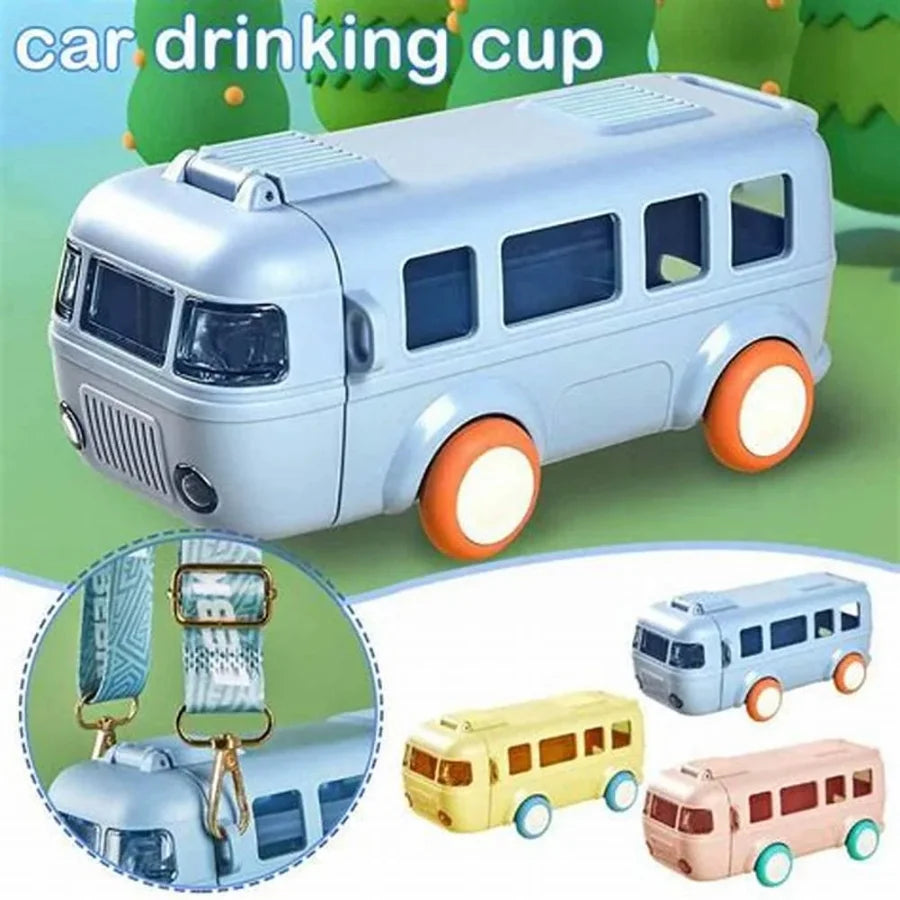 Bus Shape School Water Bottle