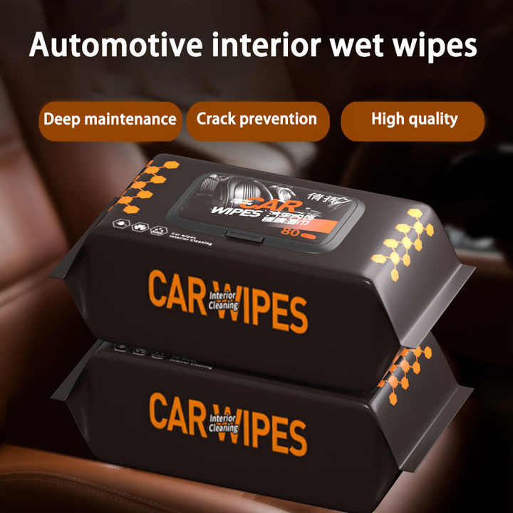 Car interior cleaning wipes