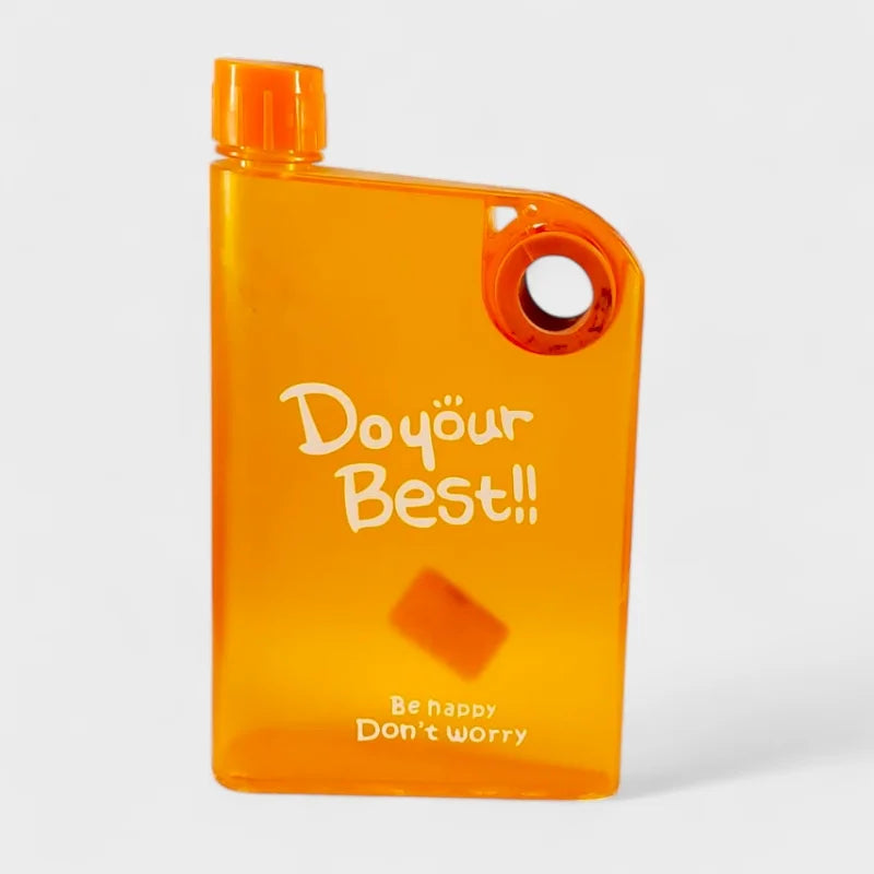 Notebook Style Water Bottle 380ml