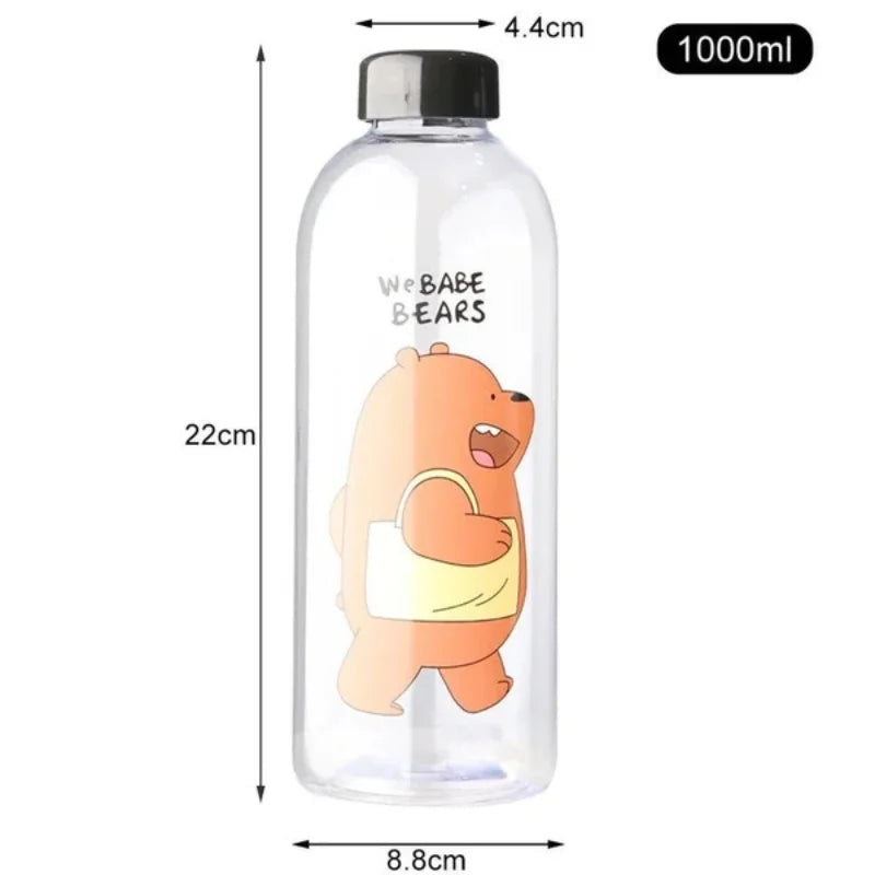 We Babe Bears Frosted Plastic Water Bottle
