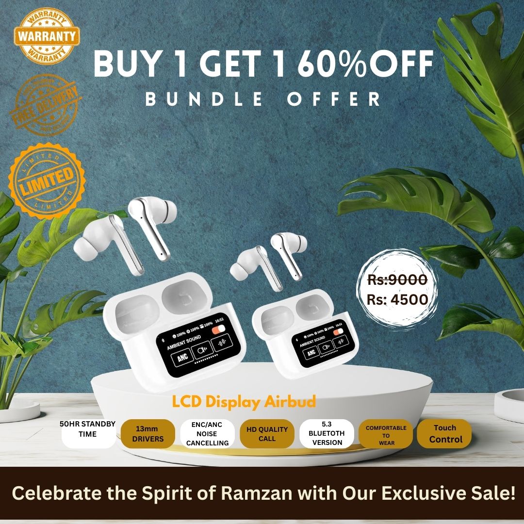 Touch Control TWS Earbuds – Buy 1 Get 1 at 60% OFF