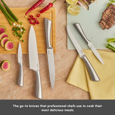 6 In 1 Knife Set With Filer And Chopping Board