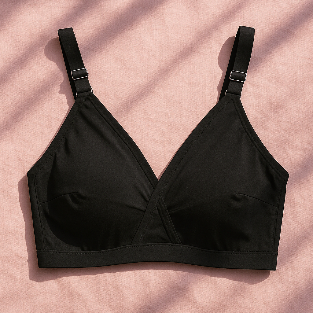Black SADA Cotton Bra