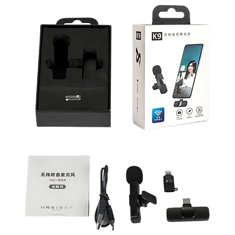 K9 Wireless Lavalier Microphone
