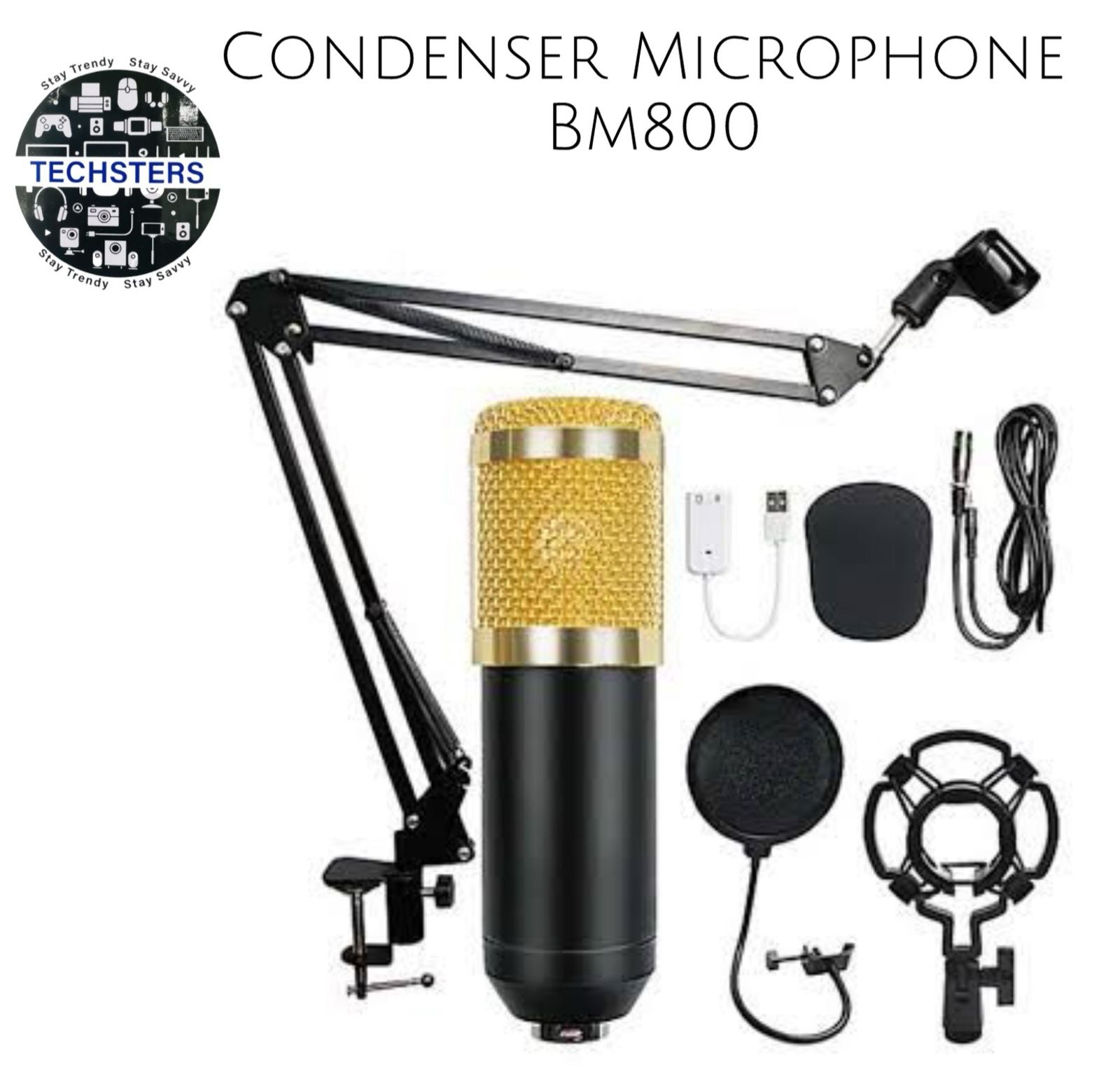Podcast Mic Set Condenser Microphone