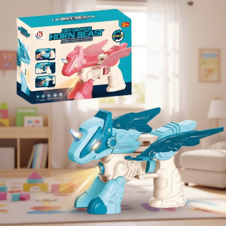 B/O Horn Beast Transformation Projection Gun Toy